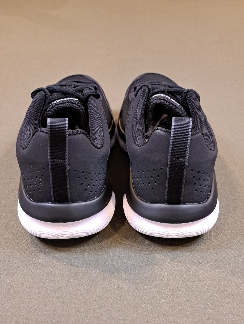 Under Armour Charged Assert 9 Running Shoes - Color: Black/White - Size: 9.5 - Picture 5 of 9